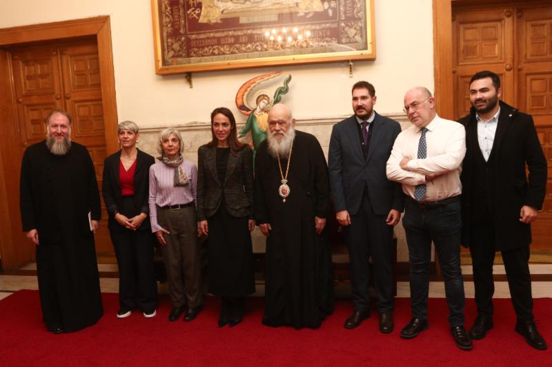 Συνάντηση Αρχιεπισκόπου με την Υπουργό Κοινωνικής Συνοχής και Οικογένειας