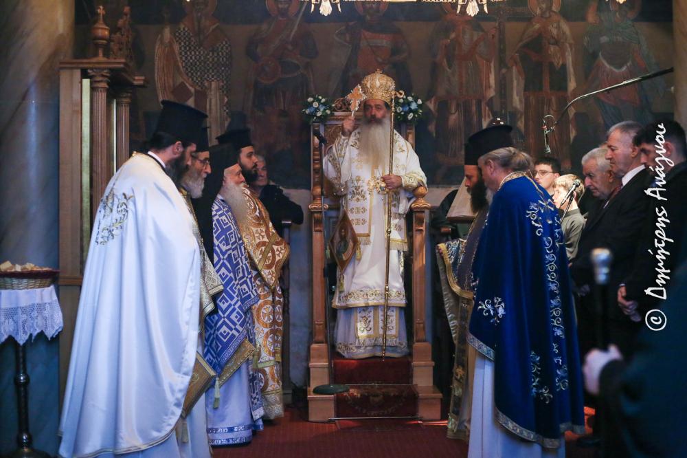 Λαμπρή Σύναξη στην Ι.Μ. Παναγίας Δαμάστας