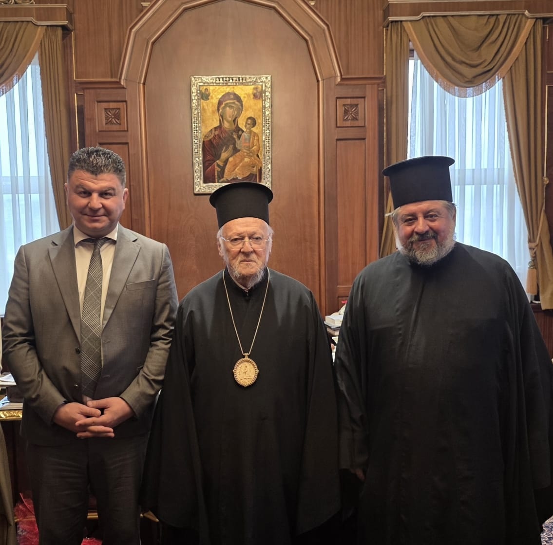 Ο Μητροπολίτης Ζάμπιας με τον Δήμαρχο Πάτμου στον Οικουμενικό Πατριάρχη