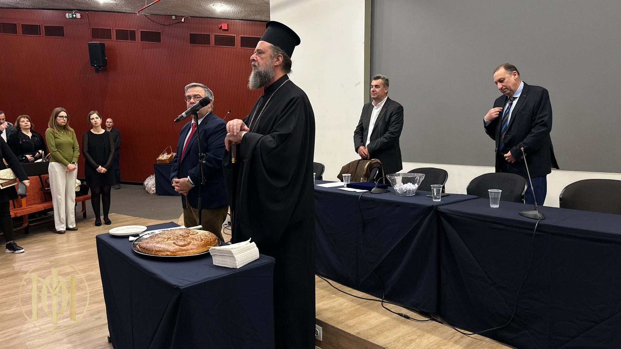 Ο Μητροπολίτης Θεσσαλονίκης στην κοπή της βασιλόπιτας των εργαζομένων της Διεθνούς Εκθέσεως και της Αποκεντρωμένης Διοίκησης Μακεδονίας – Θράκης