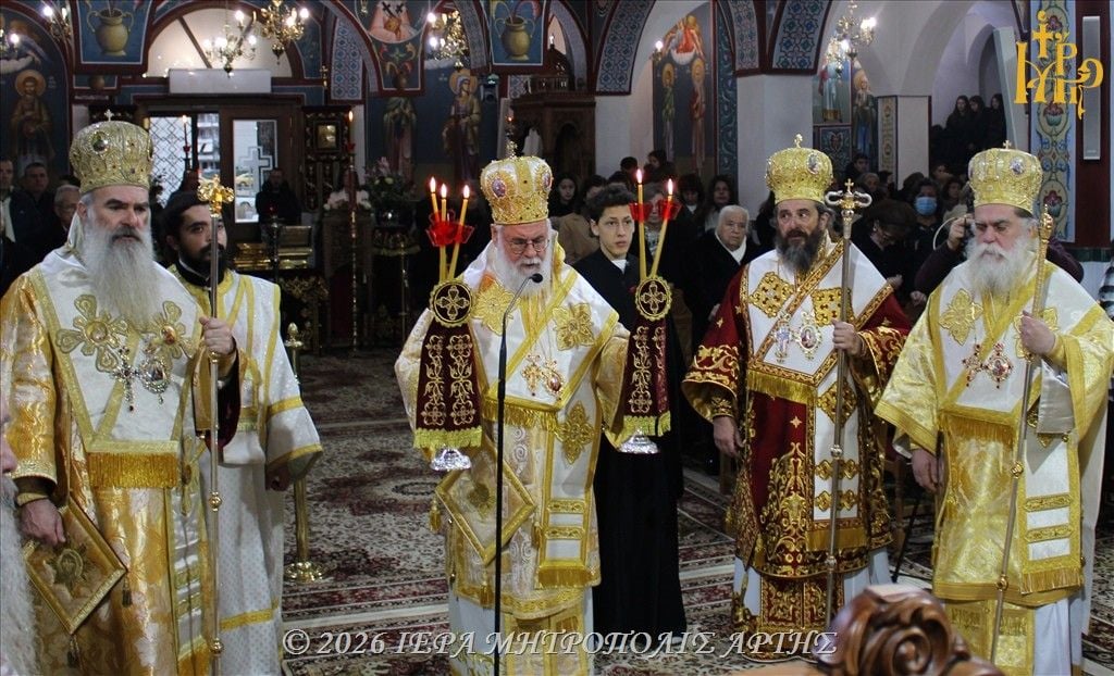 Άρτα: Με Πολυαρχιερατική Θεία Λειτουργία ετιμήθη ο Όσιος Μάξιμος ο Γραικός