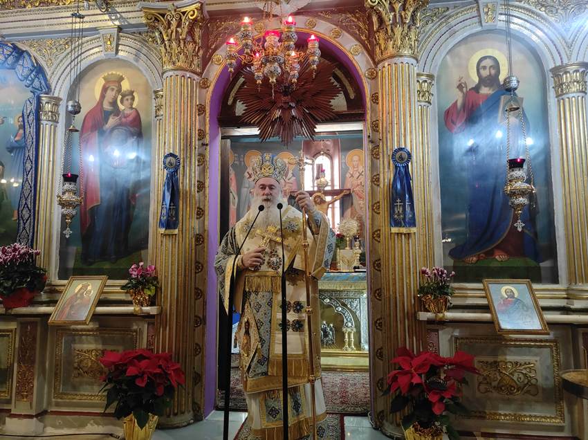 Αρχιερατική Θεία Λειτουργία στον πανηγυρίζοντα Ι. Ναό Τιμίου Προδρόμου στο Δερβένι Κορινθίας