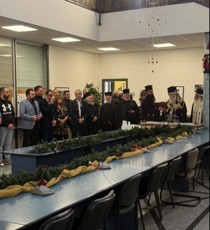 Κοπή Αγιοβασιλόπιτας Δήμου Πλατανιά