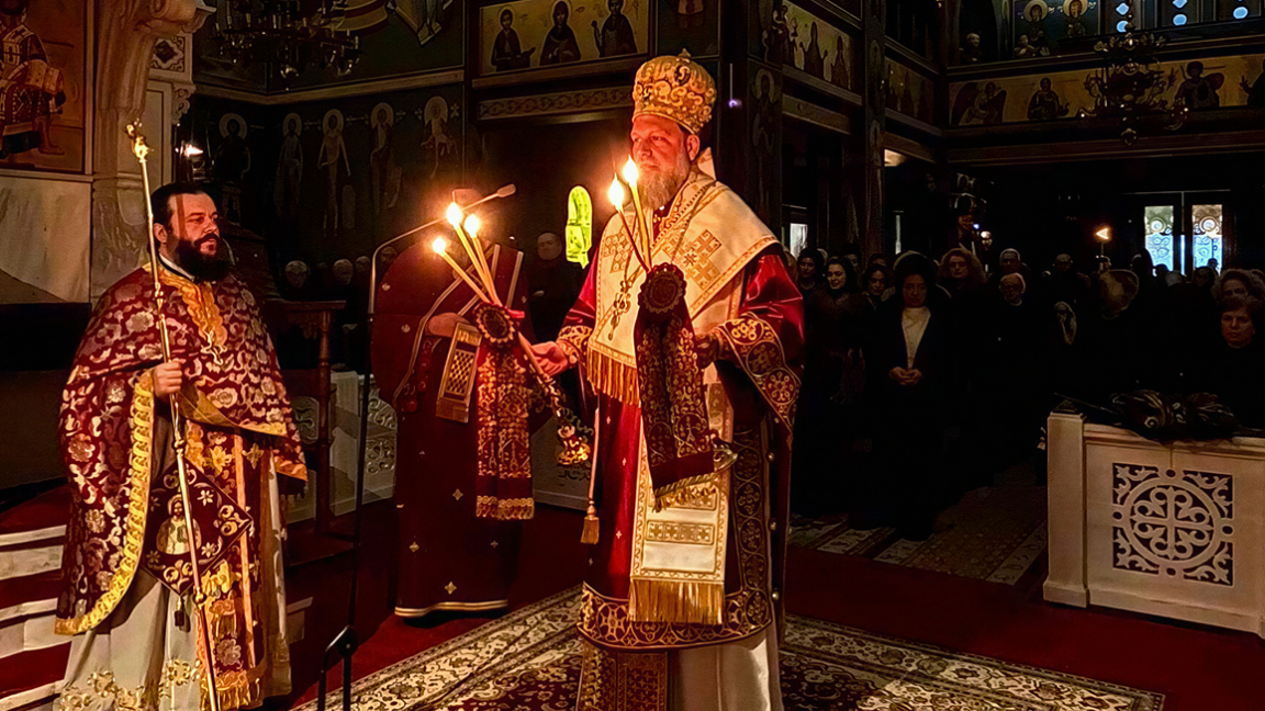 Με Ιερά Αγρυπνία υποδέχθηκε το νέο Έτος 2026 η Ι.Μ. Νέας Ιωνίας