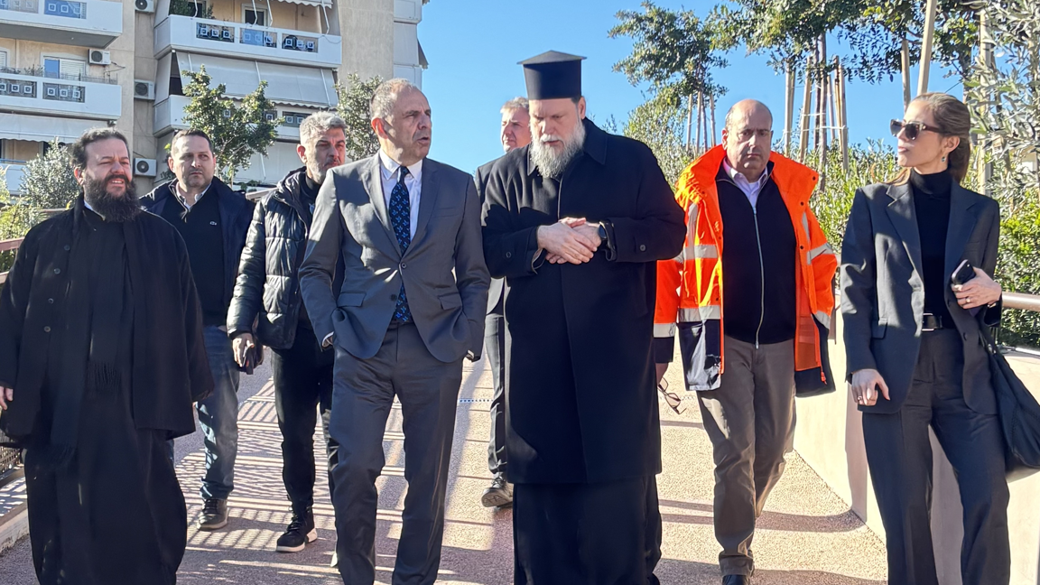 Επίσκεψη του Υπουργού Εξωτερικών κ. Γεραπετρίτη στο «Ιωνικό Κέντρο» της Ι.Μ. Νέας Ιωνίας