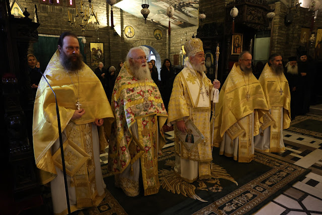 Ο Μητροπολίτης Φωκίδος στην Ιερά Μονή Τρικόρφου για την εορτή του Αγίου Σεραφείμ του Σάρωφ