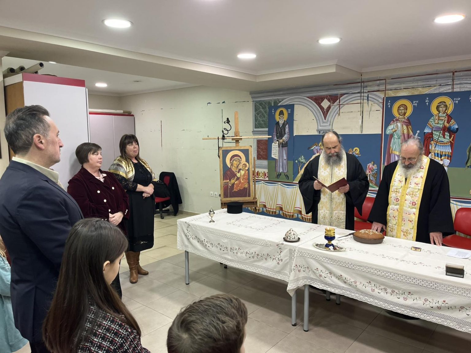 Κοπή Βασιλόπιτας στην Σχολή Αγιογραφίας της Μητρόπολης Αλεξανδρουπόλεως