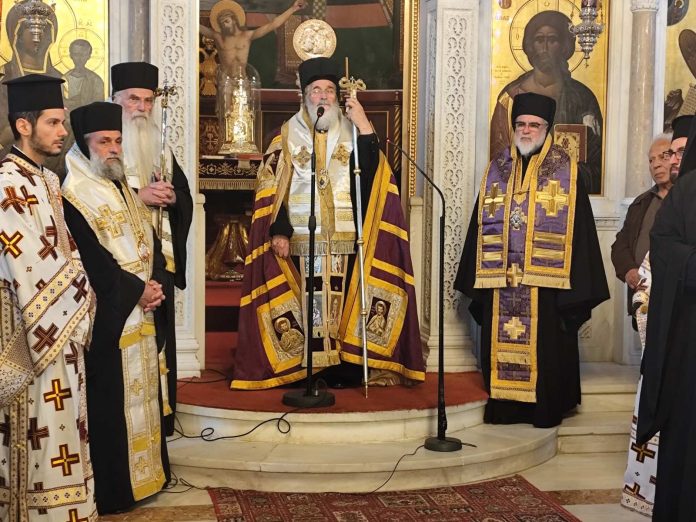 Η Εξόδιος Ακολουθία του μακαριστού Μητροπολίτου πρώην Γάνου και Χώρας Αμφιλοχίου- Δείτε εδώ ξανά τις ΜΕΤΑΔΟΣΕΙΣ της 4Ε από την Ρόδο