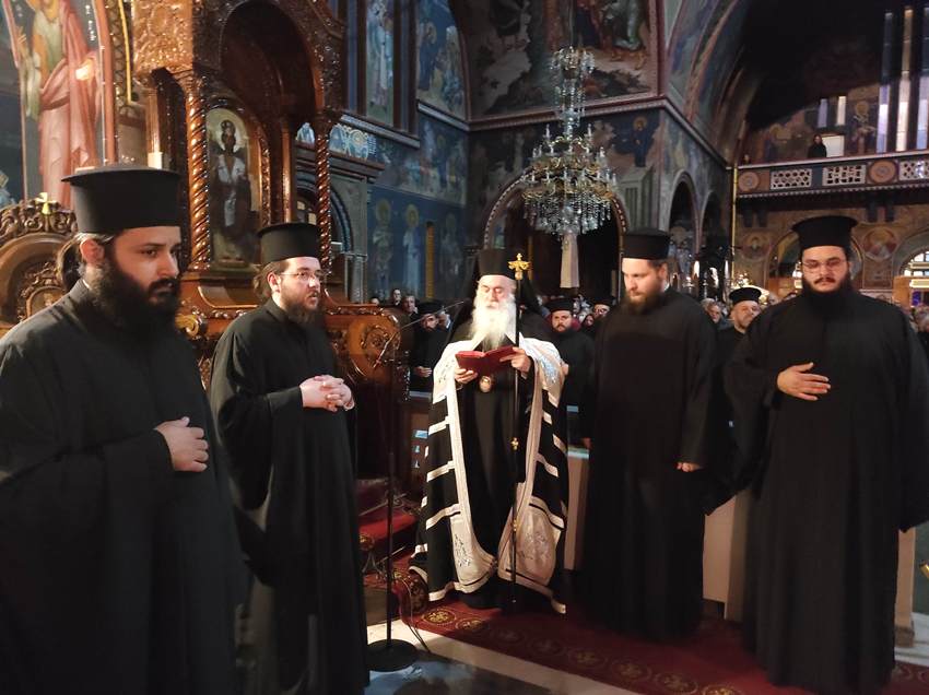 Ο Α’ Κατανυκτικός Εσπερινός στην Ιερά Μητρόπολη Κορίνθου