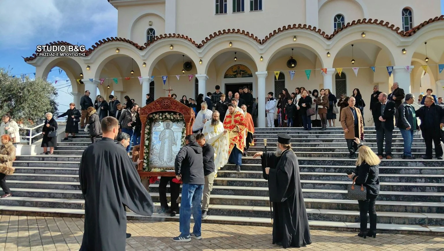 Ναύπλιο: Πολυαρχιερατική Θεία Λειτουργία και λιτάνευση της εικόνος του Πολιούχου, Αγίου Νεομάρτυρος Αναστασίου