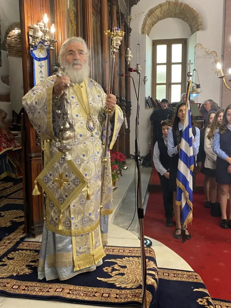 Μητρόπολη Λέρου : Αρχιερατική Θεία Λειτουργία στον Ιερό Ναό Παναγίας Αργινωντών