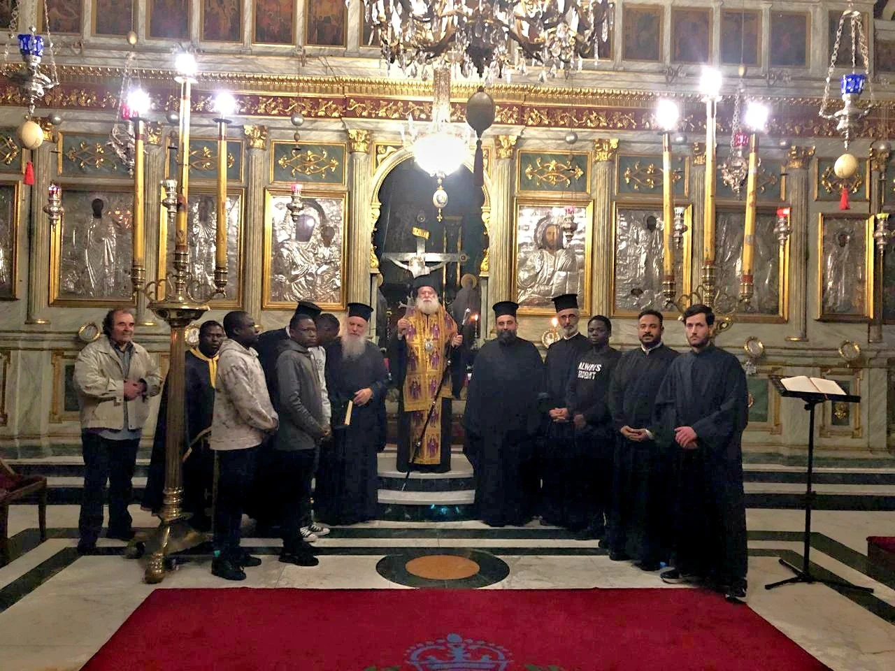 Ο Εσπερινός της Συγχωρήσεως στην Ι. Πατριαρχική Μονή του Αγίου Σάββα του Ηγιασμένου Αλεξανδρείας