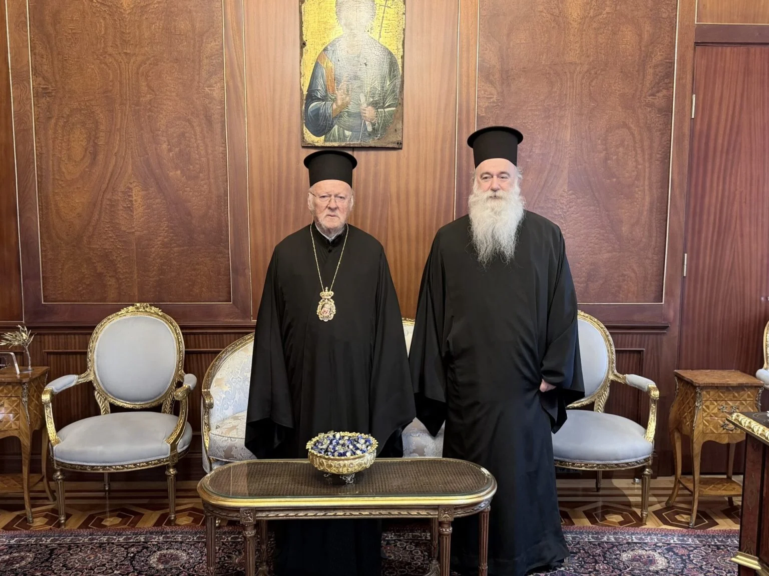 Ο νέος Μητροπολίτης Κορίνθου στο Φανάρι