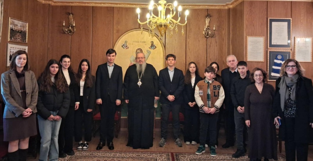 To Πρότυπο ΓΕΛ και Πειραματικό Γυμνάσιο Λαρίσης στο Οικουμενικό Πατριαρχείο.