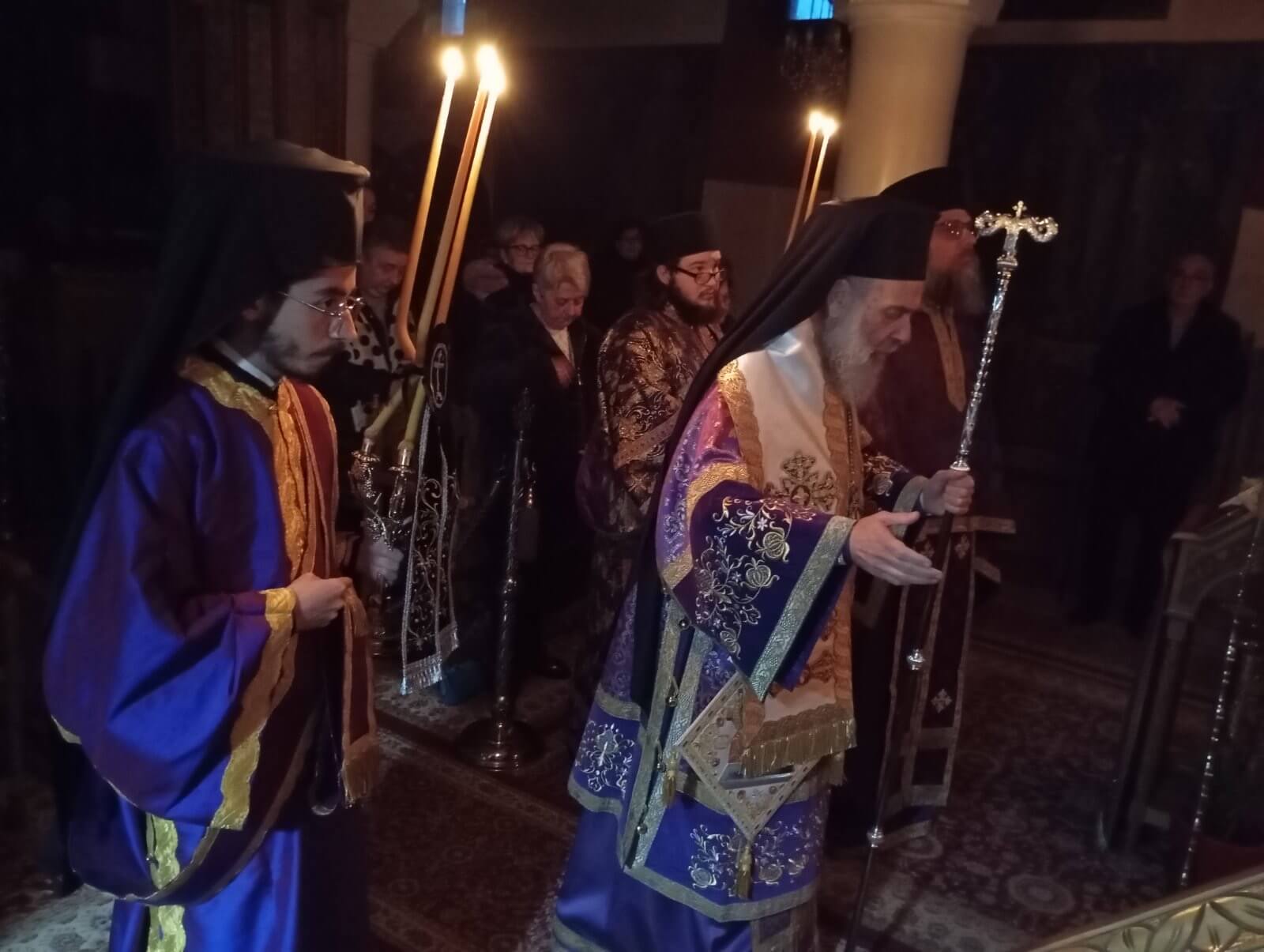 Η ακολουθία των Προηγιασμένων Τιμίων Δώρων στον Ιερό Ναό Αγίου Δημητρίου Τ.Κ. Αγίου Δημητρίου, Δήμου Παλαμά.