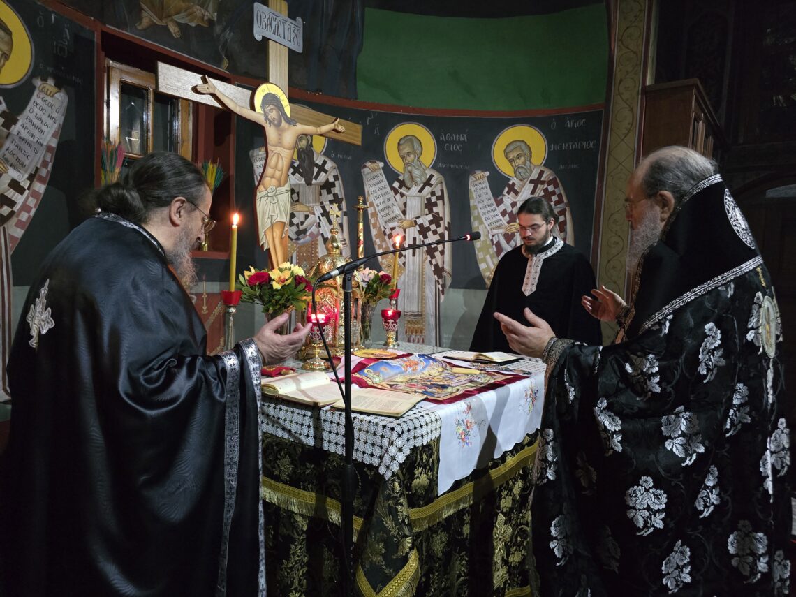 Γ΄ Εσπερινή Προηγιασμένη Θεία Λειτουργία των Τιμίων Δώρων στην Μαραθούσα Χαλκιδικής