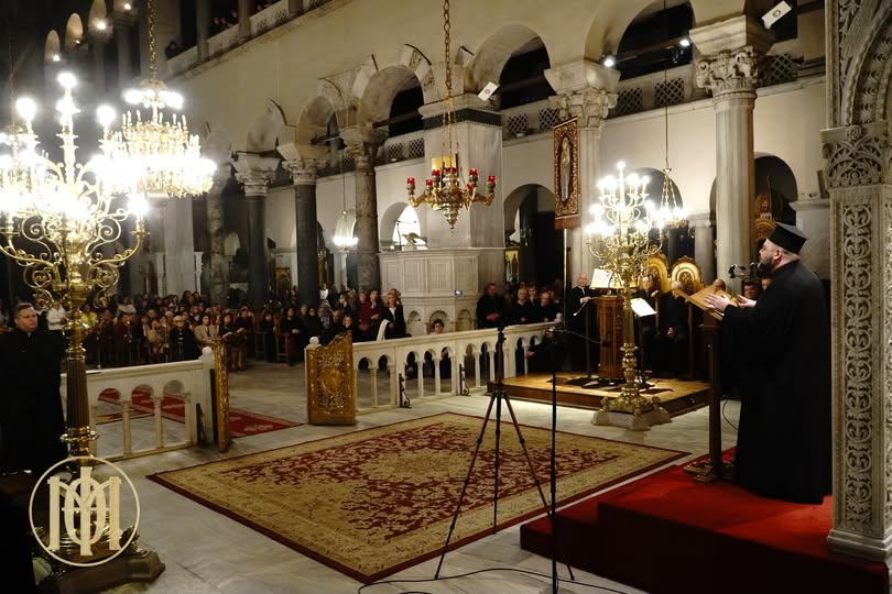 Ο τελευταίος Κατανυκτικός Εσπερινός στην Ιερά Μητρόπολη Θεσσαλονίκης.