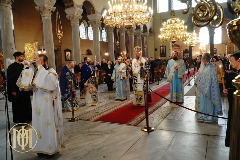 Η Εορτή του Ευαγγελισμού της Θεοτόκου στον περικαλλή παλαιοχριστιανικό Ναό Παναγίας της Αχειροποιήτου, στο κέντρο της Θεσσαλονίκης