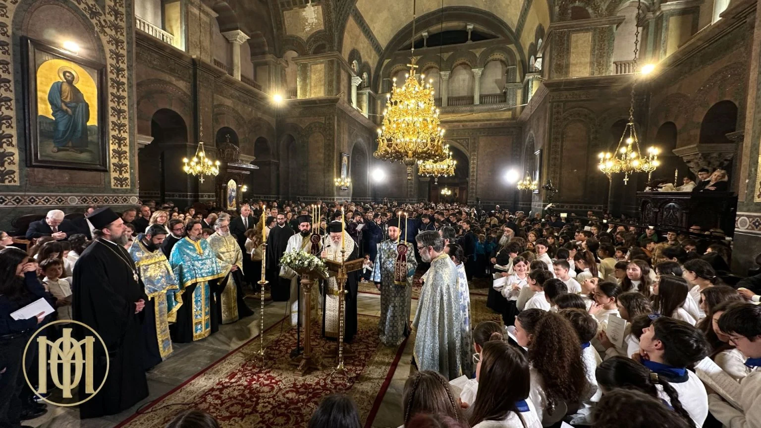 Θεσσαλονίκη: H Γ’ Στάση των Χαιρετισμών, χοροστατούντος του Αρχιεπισκόπου Ιερωνύμου