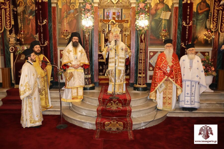 Λαμπρός εορτασμός του Ευαγγελισμού της Θεοτόκου και της Εθνικής μας επετείου στον Μητροπολιτικό Ναό Σπάρτης