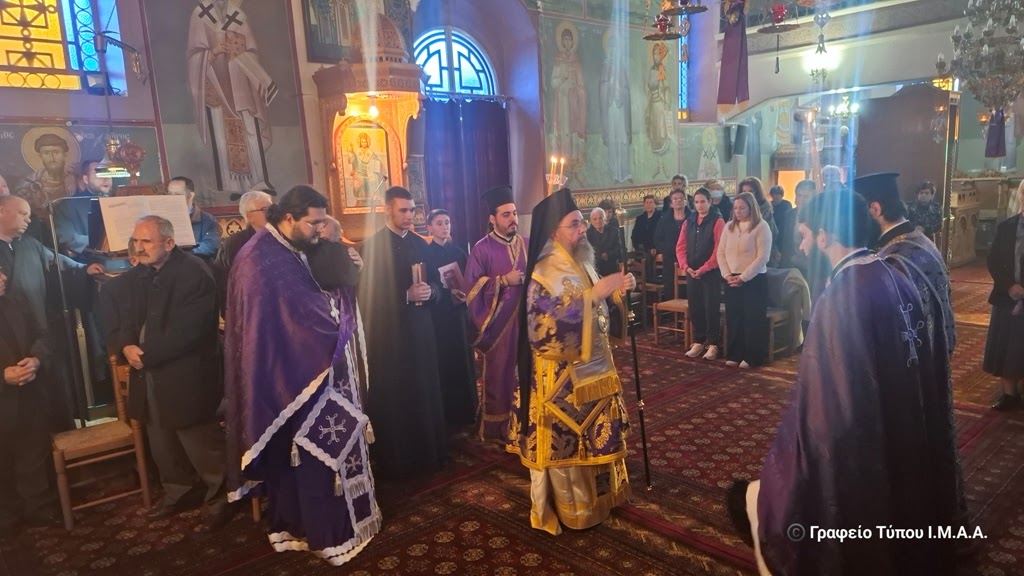 Η Θεία Λειτουργία των Προηγιασμένων Δώρων στην Γουριά Μεσολογγίου