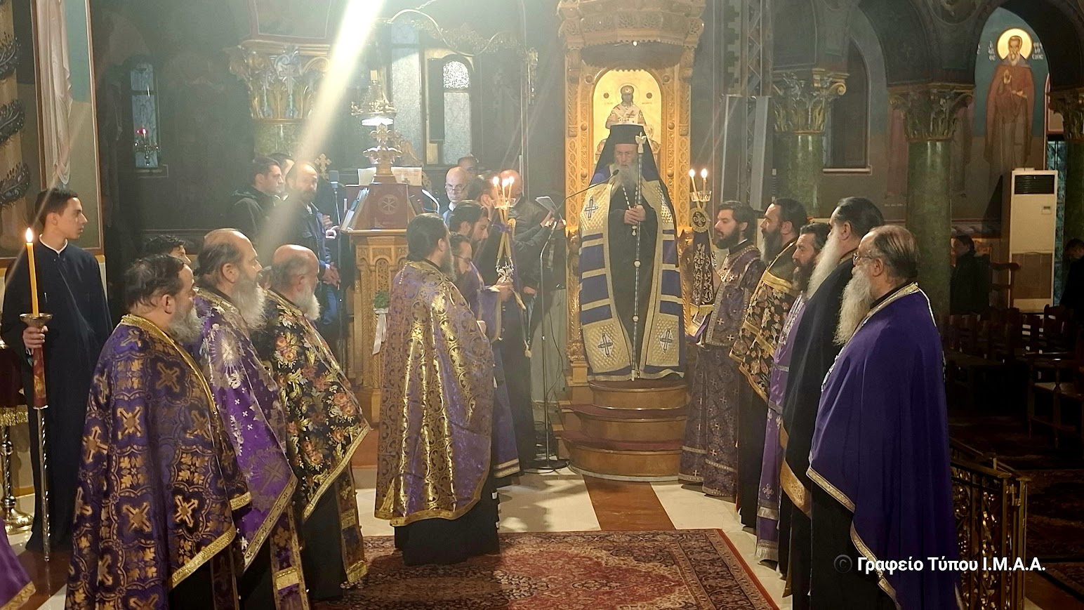 Ο τέταρτος Κατανυκτικός Εσπερινός στην Ι. Μ. Αιτωλοακαρνανίας