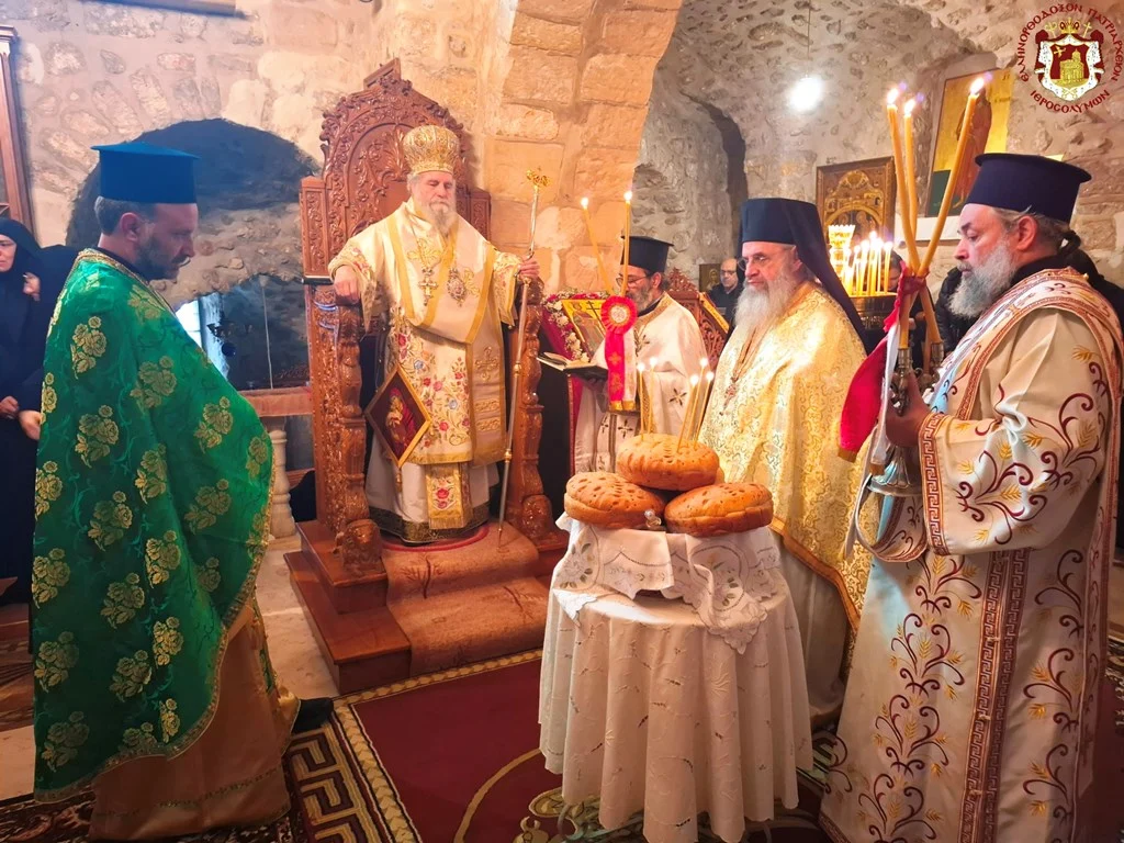 Η εορτή του δια κολλύβων θαύματος του Αγίου Θεοδώρου του Τήρωνος στα Ιεροσόλυμα