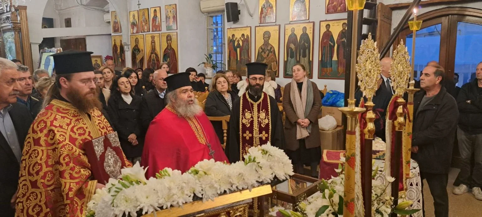 Κύπρος: Υποδοχή της Τιμίας Κάρας της Αγίας Μαρίνης στην Ι. Μητρόπολη Ταμασού και Ορεινής