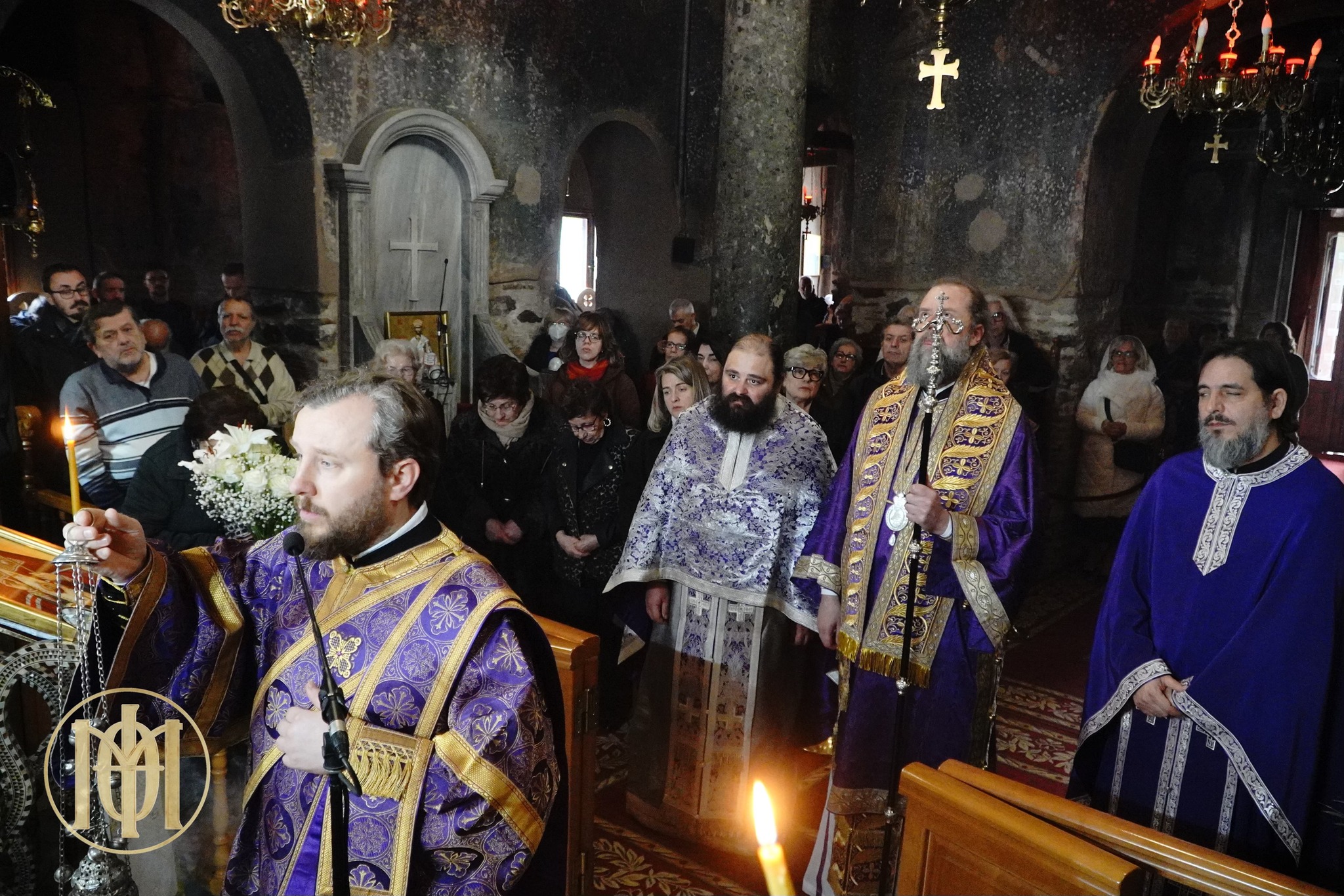 Η τέλεση της Προηγιασμένης Θείας Λειτουργίας στον Βυζαντινό Ιερό Ναό των Αγίων Δώδεκα Αποστόλων Θεσσαλονίκης
