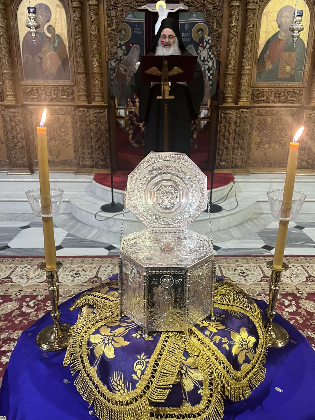 Ομιλία του Ηγουμένου της Ι.Μ. Άνω Ξενιάς στην Μεταμόρφωση Βόλου