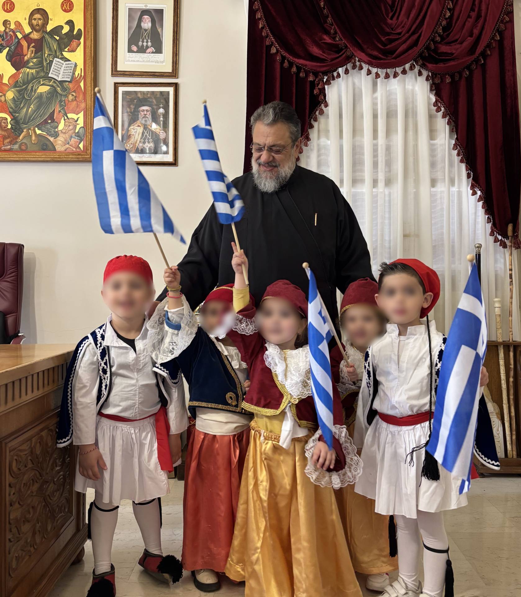 Εορτασμός της Εθνικής Επετείου από τα νήπια του Παιδικού Σταθμού της Ι.Μ. Μεσσηνίας