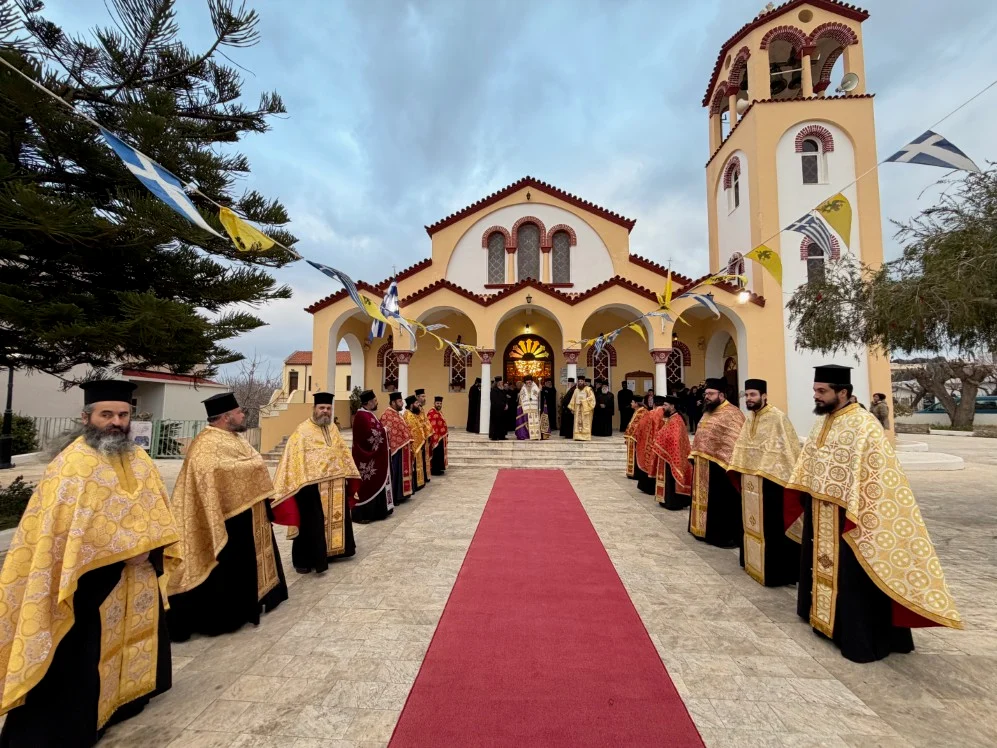 Η Τιμία Κάρα της Οσίας Γαβριηλίας στην Ι. Μητρόπολη Κισάμου και Σελίνου