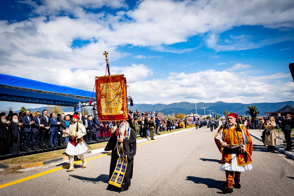 Αιτωλοακαρνανίας Δαμασκηνός: «Η Ελλάδα τιμά! Η Εκκλησία θυμάται! Η θυσία δεν ξεχνιέται!» Η Εθνική Επέτειος της 25ης Μαρτίου 1821 στην Ι. Π. Μεσολογγίου