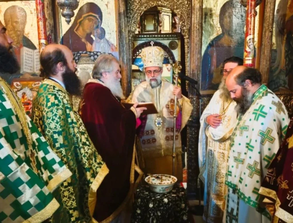 Ο εορτασμός της Κοιμήσεως της Οσίας Γαβριηλίας στη Λέρο