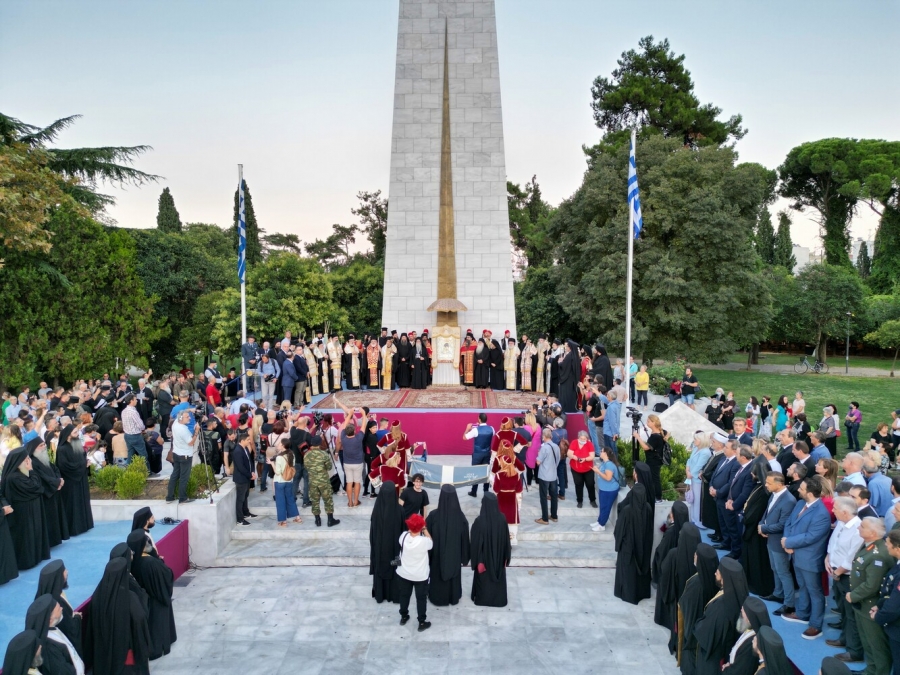 ΑΠΕΥΘΕΙΑΣ ΣΤΗΝ 4Ε από την Κομοτηνή  : Υποδοχή πιστού αντιγράφου της Ιεράς Εικόνος της Παναγίας “ΑΞΙΟΝ ΕΣΤΙΝ”- ΘΕΙΑ ΛΕΙΤΟΥΡΓΙΑ των ΠΡΟΗΓΙΑΣΜΕΝΩΝ ΤΙΜΙΩΝ ΔΩΡΩΝ