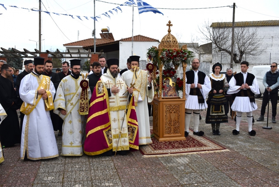 Η εικόνα της Παναγίας της “Γιάτρισσας” στο Παλλάδιο Ροδόπης