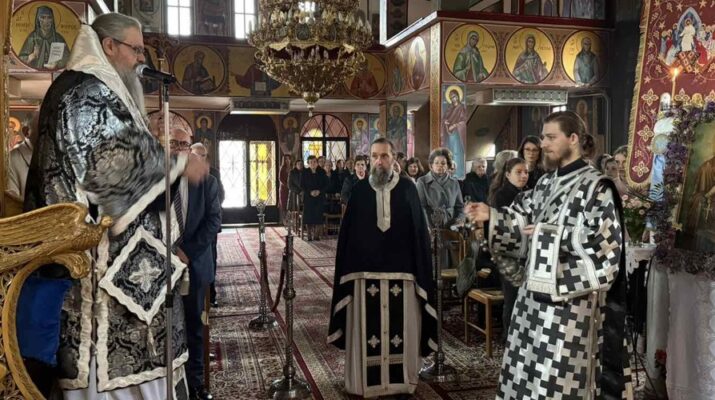 Η Θεία Λειτουργία των Προηγιασμένων Δώρων στο Καλοχώρι στην περιοχή Συκουρίου