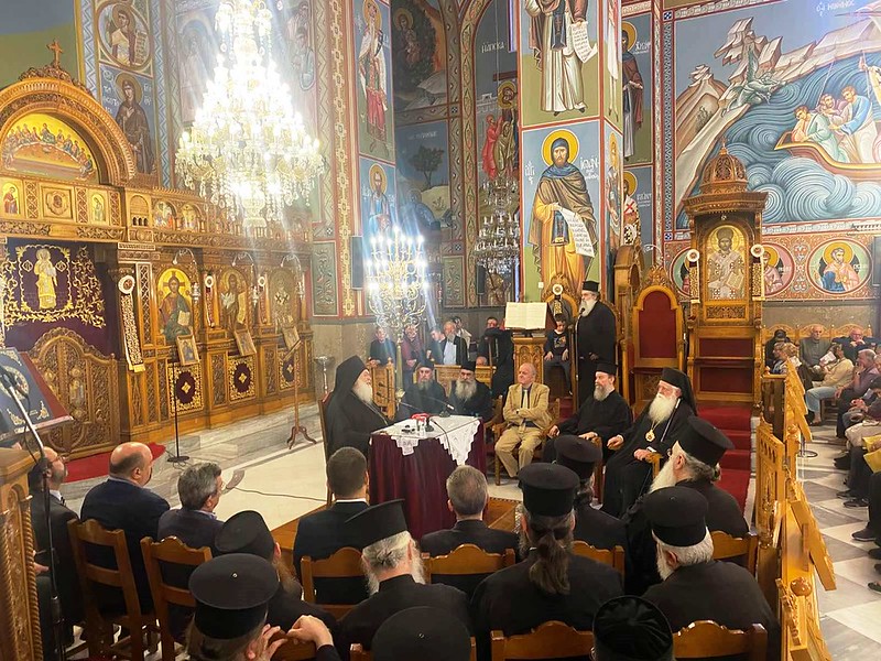 Για τον Όσιο Ιωσήφ τον Ησυχαστή μίλησε στον Βόλο ο Ηγούμενος της Ιεράς Μονής Βατοπαιδίου