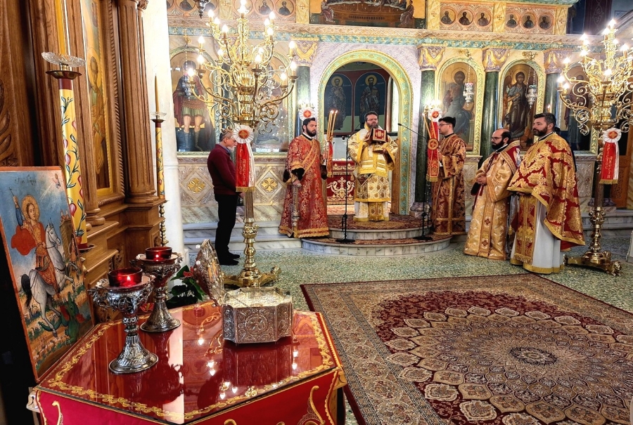 Η εορτή του Αγίου Γεωργίου του Τροπαιοφόρου στην Ιερά Μητρόπολη Μαρωνείας