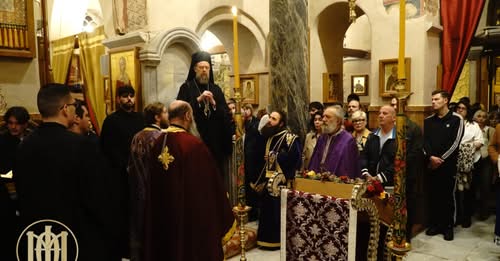 Θεσσαλονίκη: Ο Όρθρος της Μεγάλης Τετάρτης – Ακολουθία του Νυμφίου στον Βυζαντινό Ενοριακό Ιερό Ναό Αγίας Αικατερίνης Άνω Πόλεως