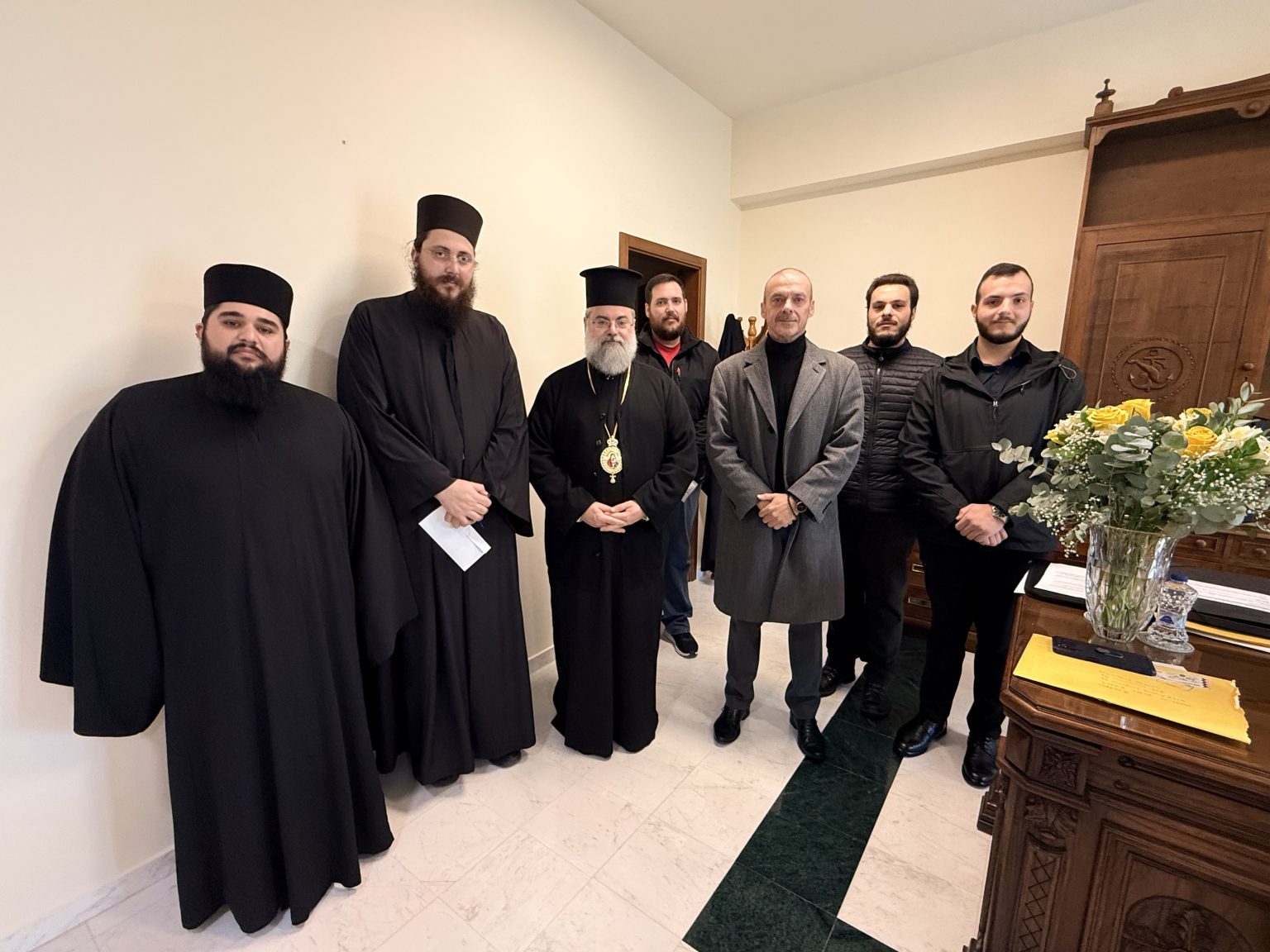 Υποψήφιοι της ΣΜΥΚ πήραν την ευλογία του Μητροπολίτη Κυδωνίας Τίτου