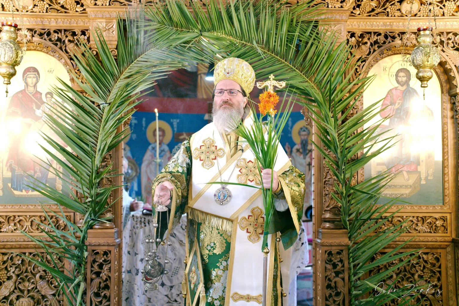 Με λαμπρότητα εορτάστηκε η Κυριακή των Βαΐων στην Ι. Επισκοπή Πέρθης