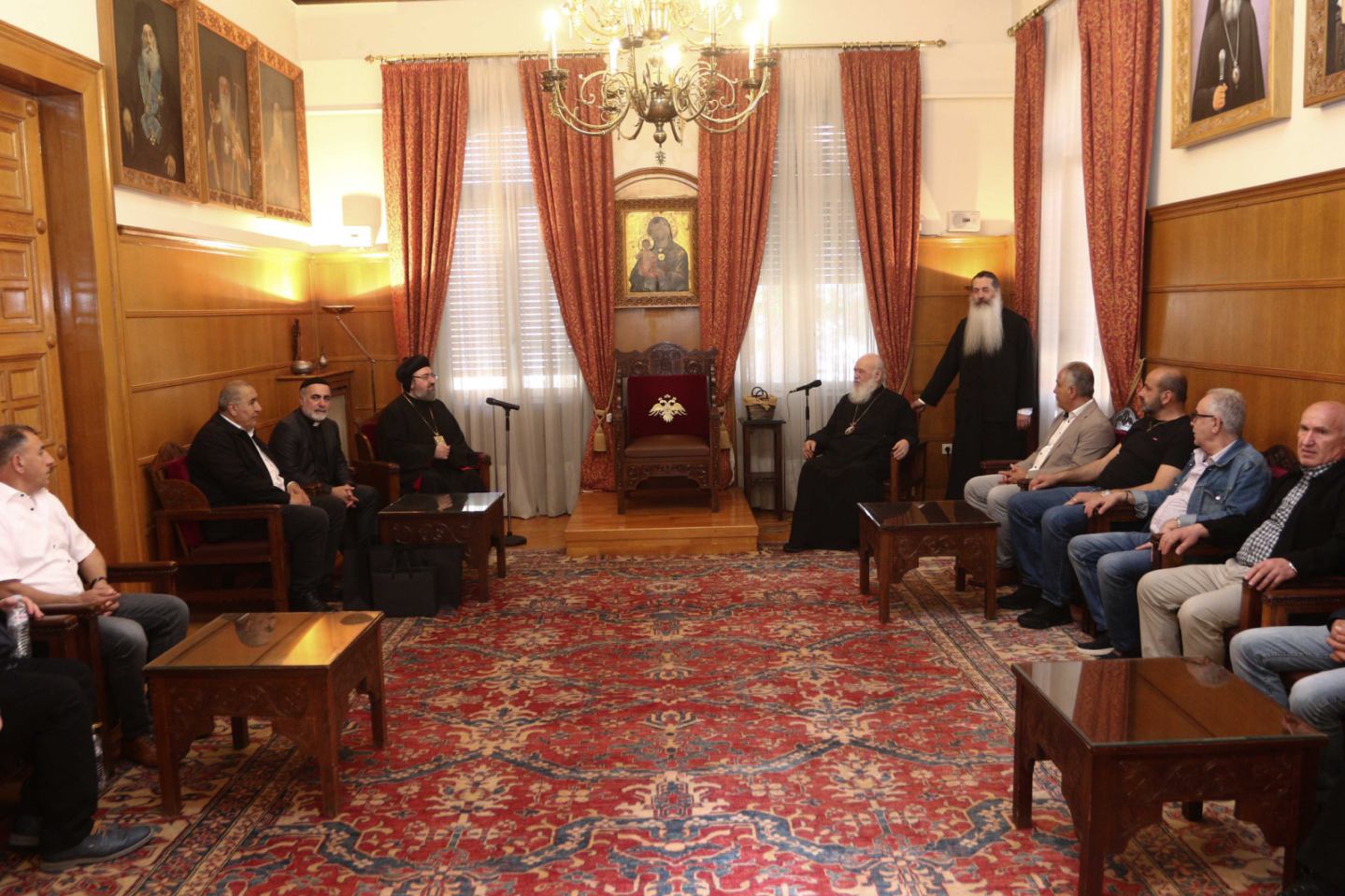 Συνάντηση του Αρχιεπισκόπου με προσκυνητές από το Βέλγιο