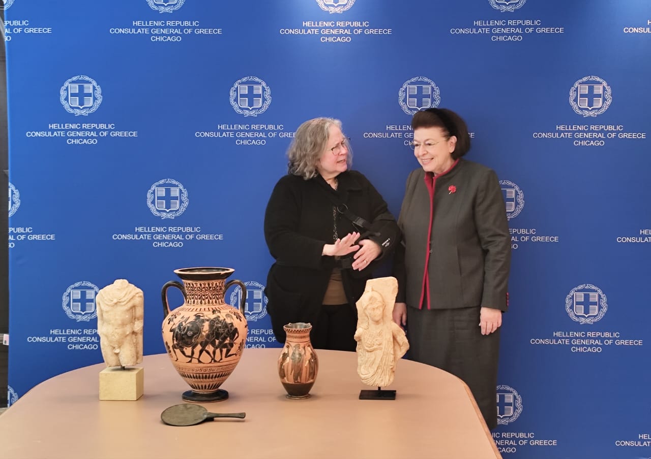 «Μια ακόμη ιστορία νόστου, πέντε αρχαιότητες επιστρέφουν από το Σικάγο στην Ελλάδα»