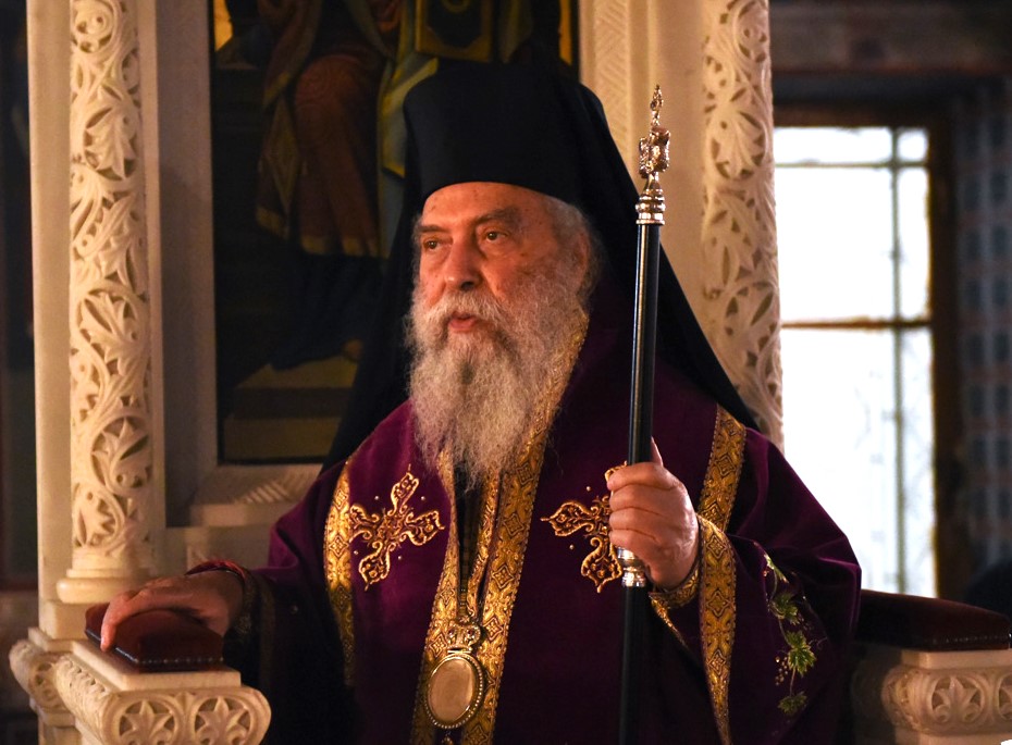 Το πρόγραμμα του Μητροπολίτη Σπάρτης  κατά την Μ. Εβδομάδα και την Διακαινήσιμο