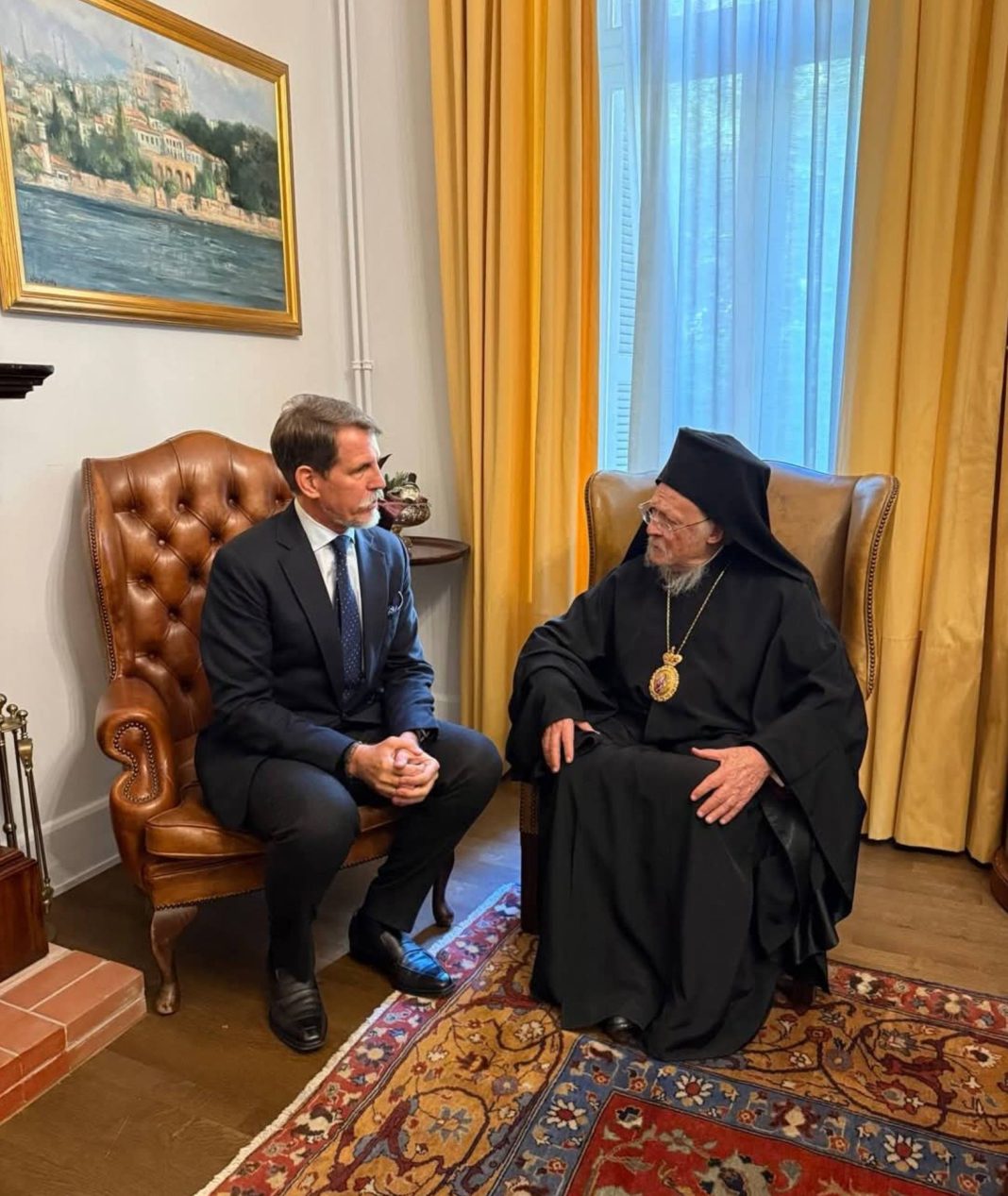 Με τον Οικουμενικό Πατριάρχη  συναντήθηκε ο Πρίγκιπας Παύλος