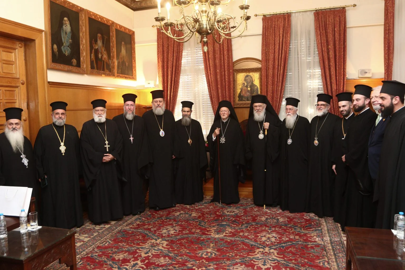 O Οικουμενικός Πατριάρχης συναντήθηκε με τον Αρχιεπίσκοπο Ιερώνυμο